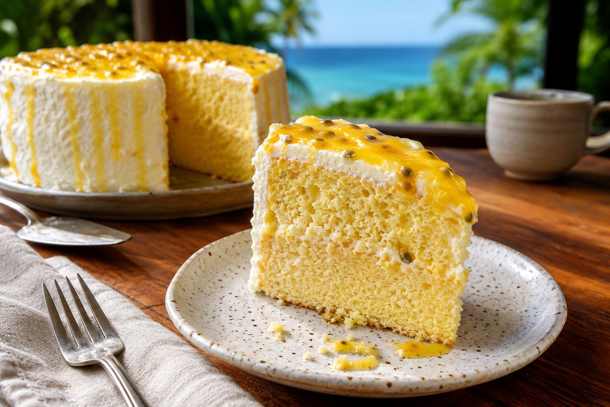 Lilikoʻi Chiffon Cake